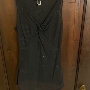 Express sheer tank with sparkles